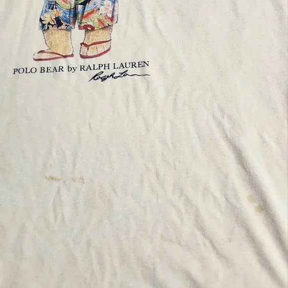 Ralph Lauren Polo bear Vintage beach shirt - Picture 3 of 4